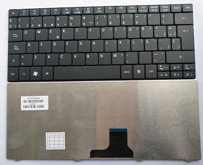 Tastiera Sostitutiva USA Per Acer Aspire One AO722, ZA3, ZA5, ZH7, A0751H - Layout QWERTY - Foto 6