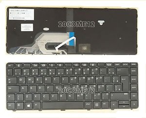 Tastiera Spagnola Per HP ProBook 430 G5, 440 G5, 445 G5 – Telaio Nero, Senza Retroilluminazione
