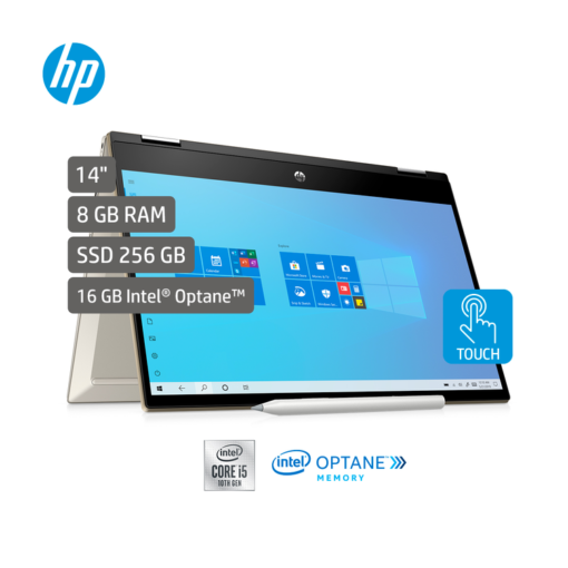 Portátil Hp Laptop x360 14 dw0001la Intel Core i5 256GB Touch