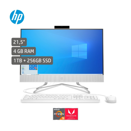 Desktop HP All in One 22 df0014la AMD Ryzen 5 1TB