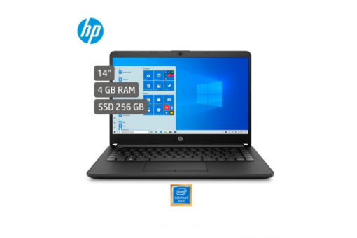 Portátil HP Laptop 14 cf1045la Intel Pentium Gold 256GB