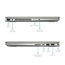 Portátil HP Laptop x360 14 dh1008la Intel Core i7-10510U 256GB