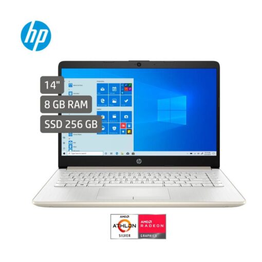 Portátil HP Laptop 14 dk1002la AMD Athlon Silver 3050U 256GB