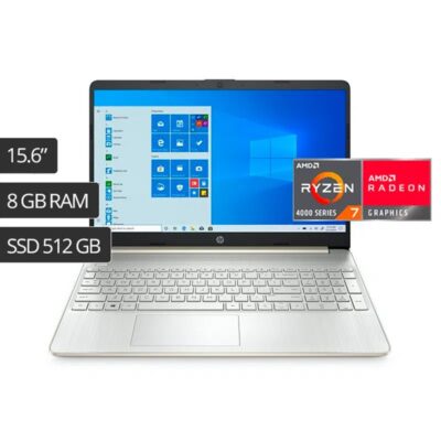 Portátil HP Laptop 15 ef1020la AMD Ryzen 7 4700U 512GB