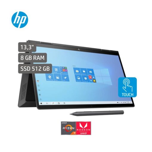Portátil HP ENVY Laptop x360 13 ay0101la AMD Ryzen 7 4700U 512GB